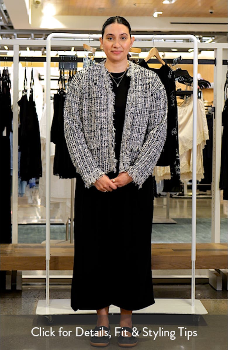 Cotton Blend Tweed Jacket, sales video thumbnail