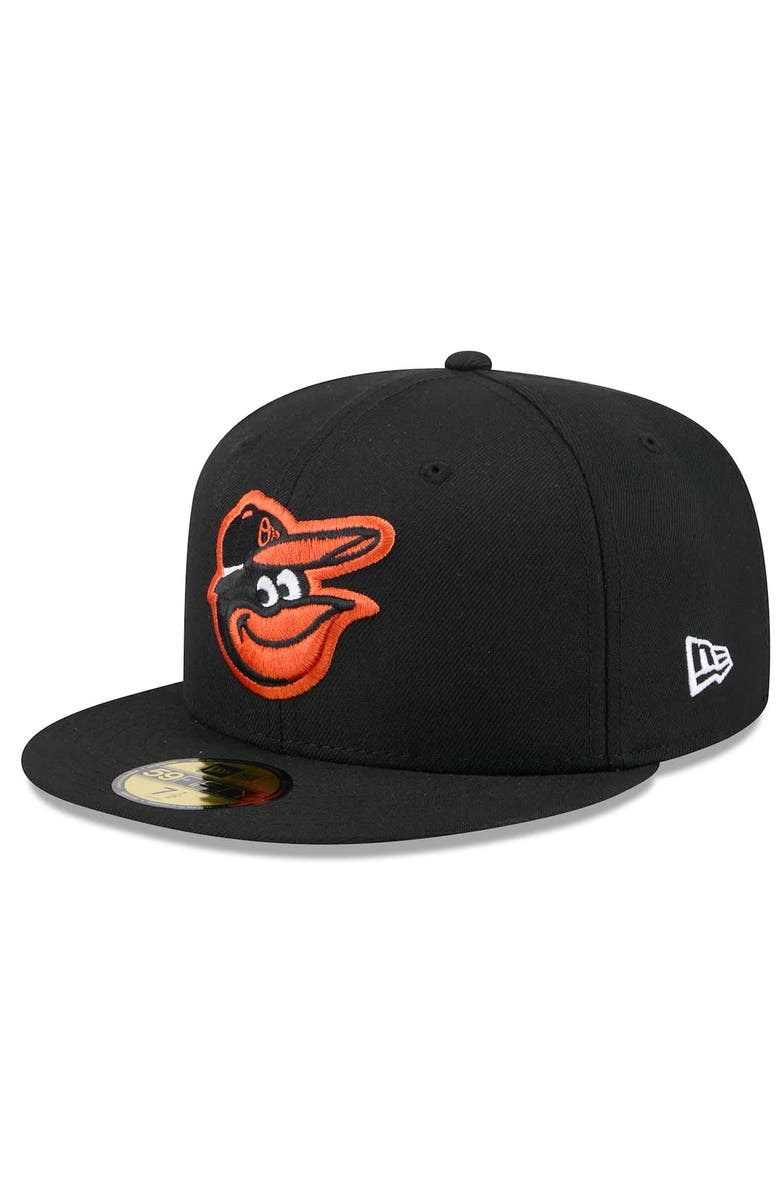 New Era Men's New Era Black Baltimore Orioles 2025 Jackie Robinson Day 59FIFTY Fitted Hat, Alternate, color, Black