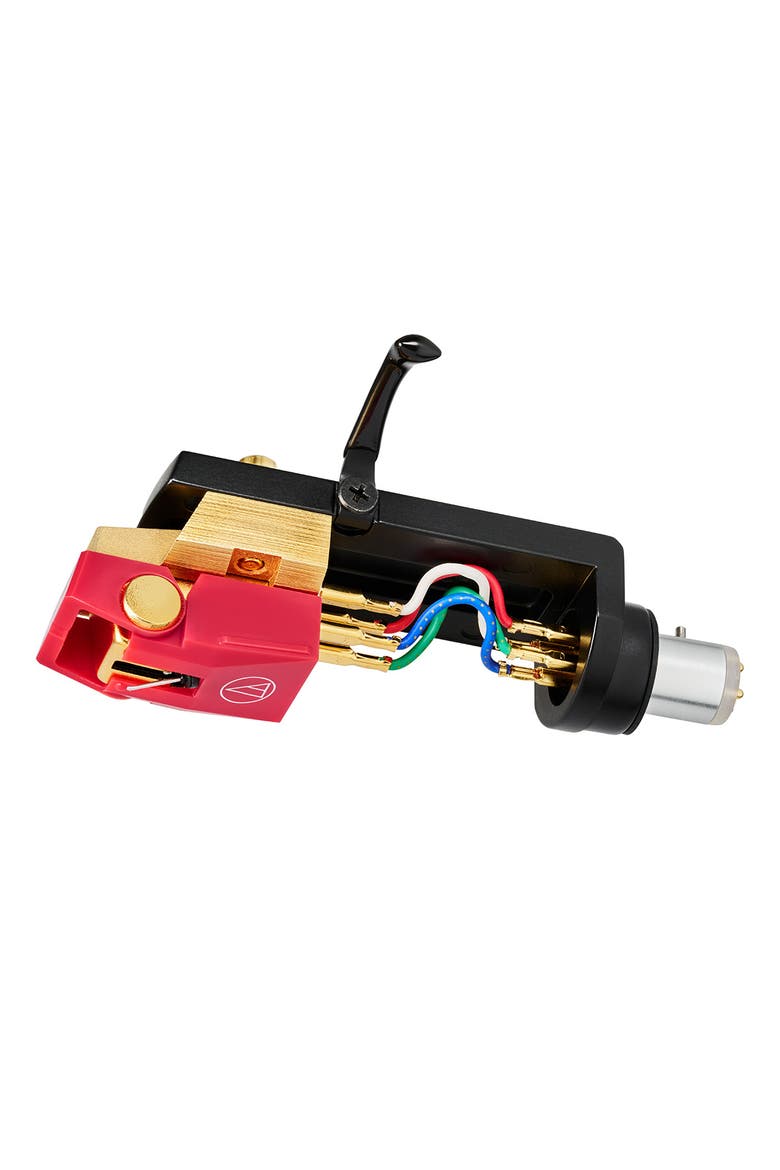 AT-VM740xML/H VMx Headshell & Microlinear Dual MM Cartridge Combo Kit, Main, color, Red/Black