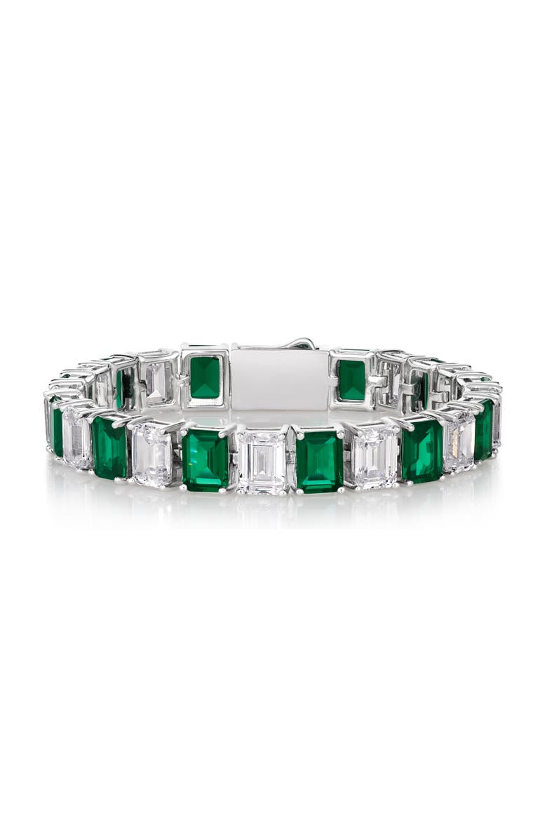 Anna Zuckerman Lisa Marie Statement Bracelet, Main, color, Emerald