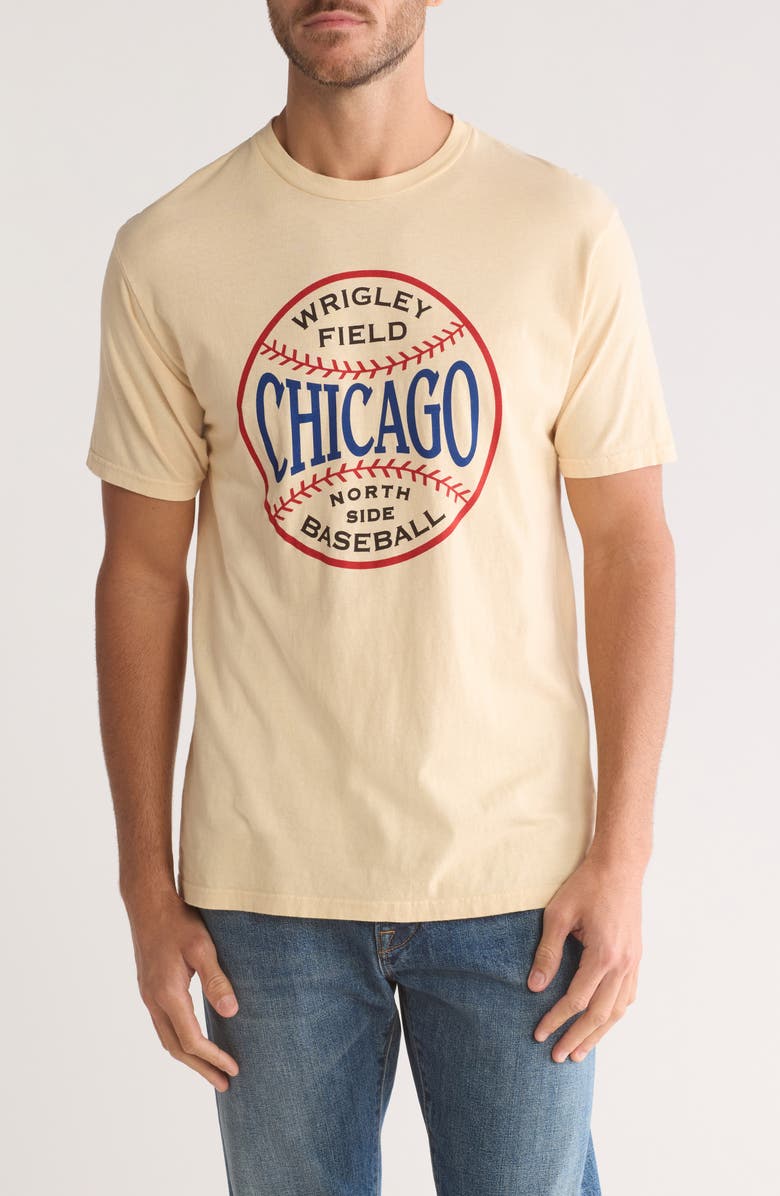 American Needle Wrigley Baseball Cotton Graphic T-Shirt, Main, color, Cream