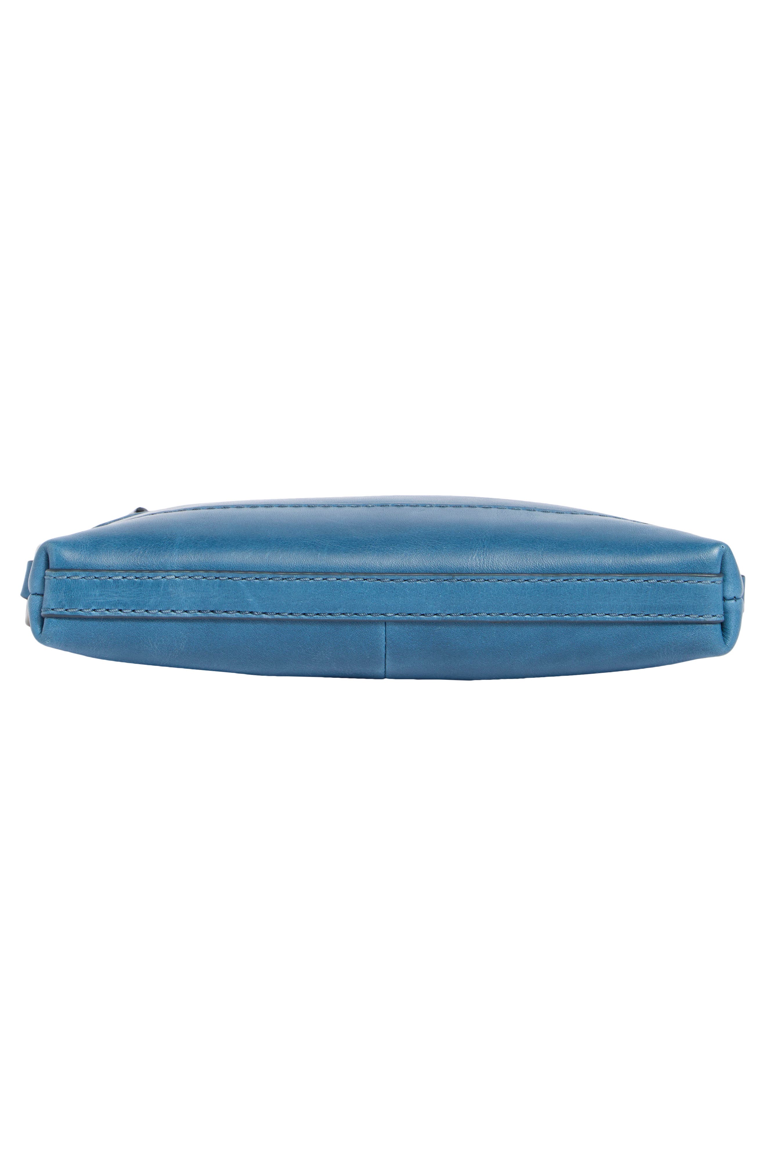 Melissa Faux Leather Crossbody Wristlet, Alternate, color, INK