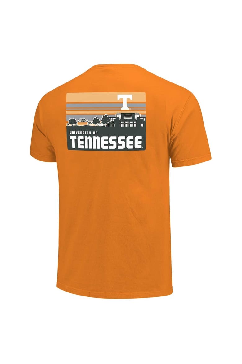 Men's Tennessee Orange Tennessee Volunteers Striped Campus Skyline T-Shirt, Alternate, color, Tennessee Orange