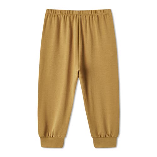 Milkbarn Brushed Jogger In Brown
