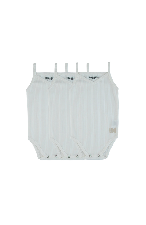 Ribbed Boys Bodysuit (3 Pack)