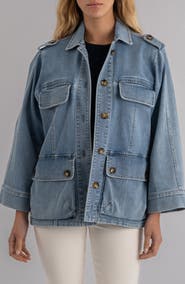 KUT from the Kloth Callista Oversize Denim Jacket