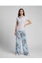 selected Exotic Floral Teal