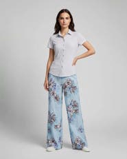 Lords of Harlech Womens Lillian Wide Leg Linen Pant