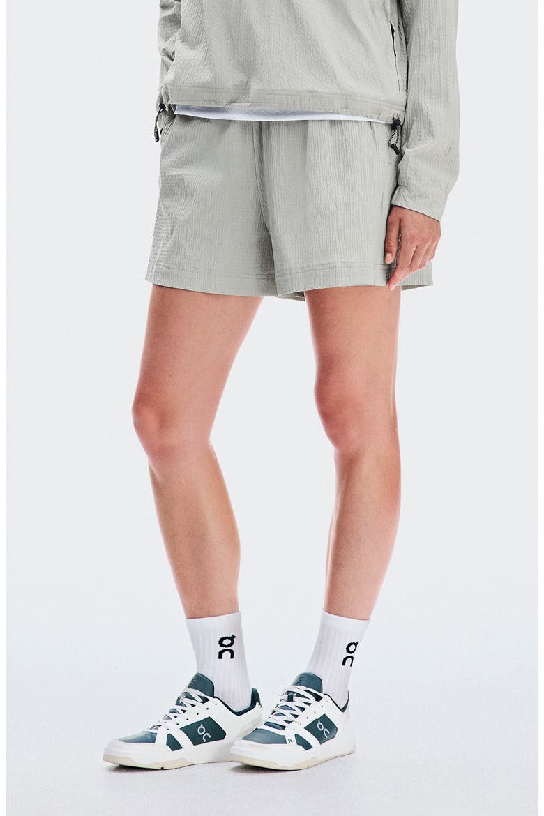 Courtside Eaze Shorts, Alternate, color, BRUME