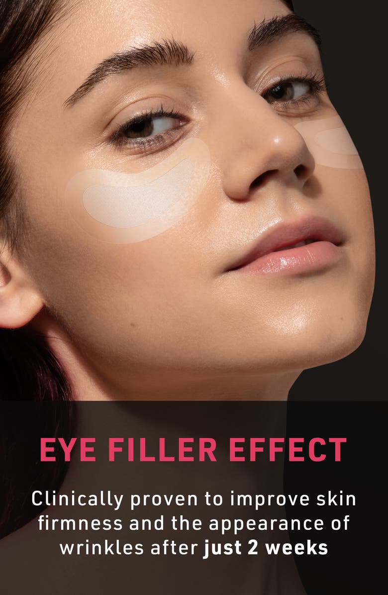 FOREO FAQ Microneedling Anti-Wrinkle Hyaluronic Acid Patches for Under Eyes, Alternate, color, 