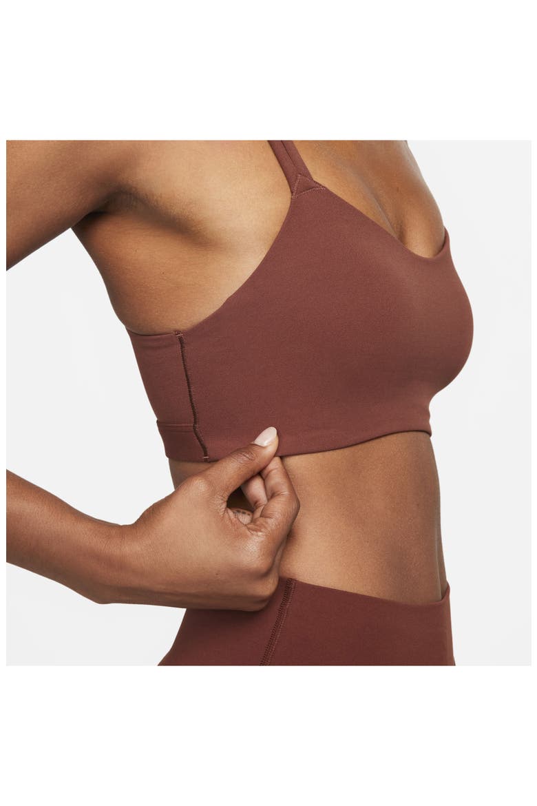 Zenvy Strappy Light-Support Padded Sports Bra, Alternate, color, DARK PONY/ SAIL