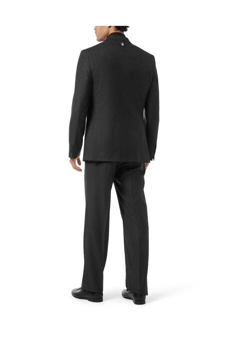 Gessato Blazer Men, Alternate, color, black
