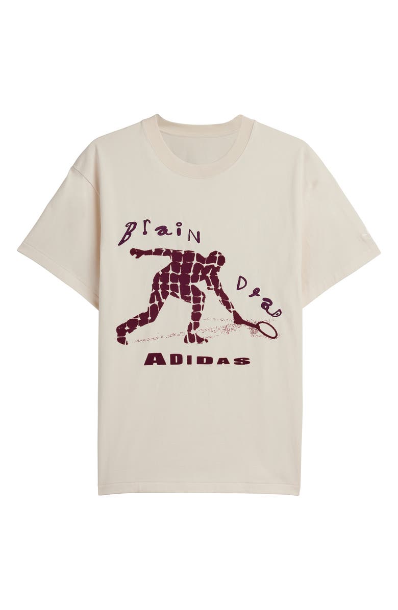 ADIDAS X BRAINDEAD x Brain Dead Graphic T-Shirt, Main, color, Wonder White