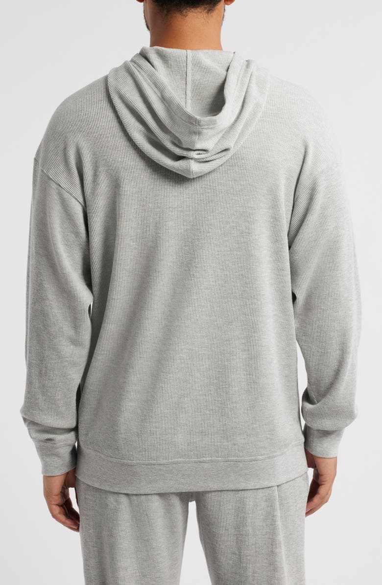 Nordstrom Cotton Blend Thermal Hoodie, Alternate, color,