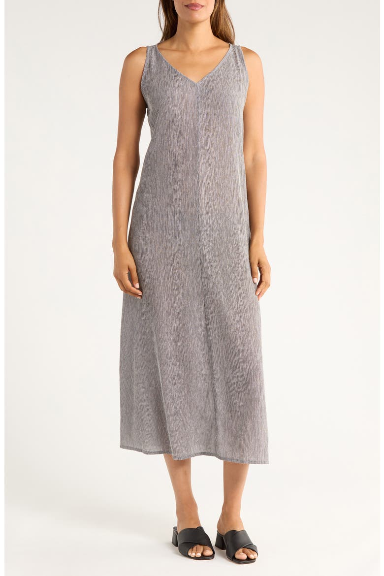 V-Neck Dress, Main, color, NIMBUS