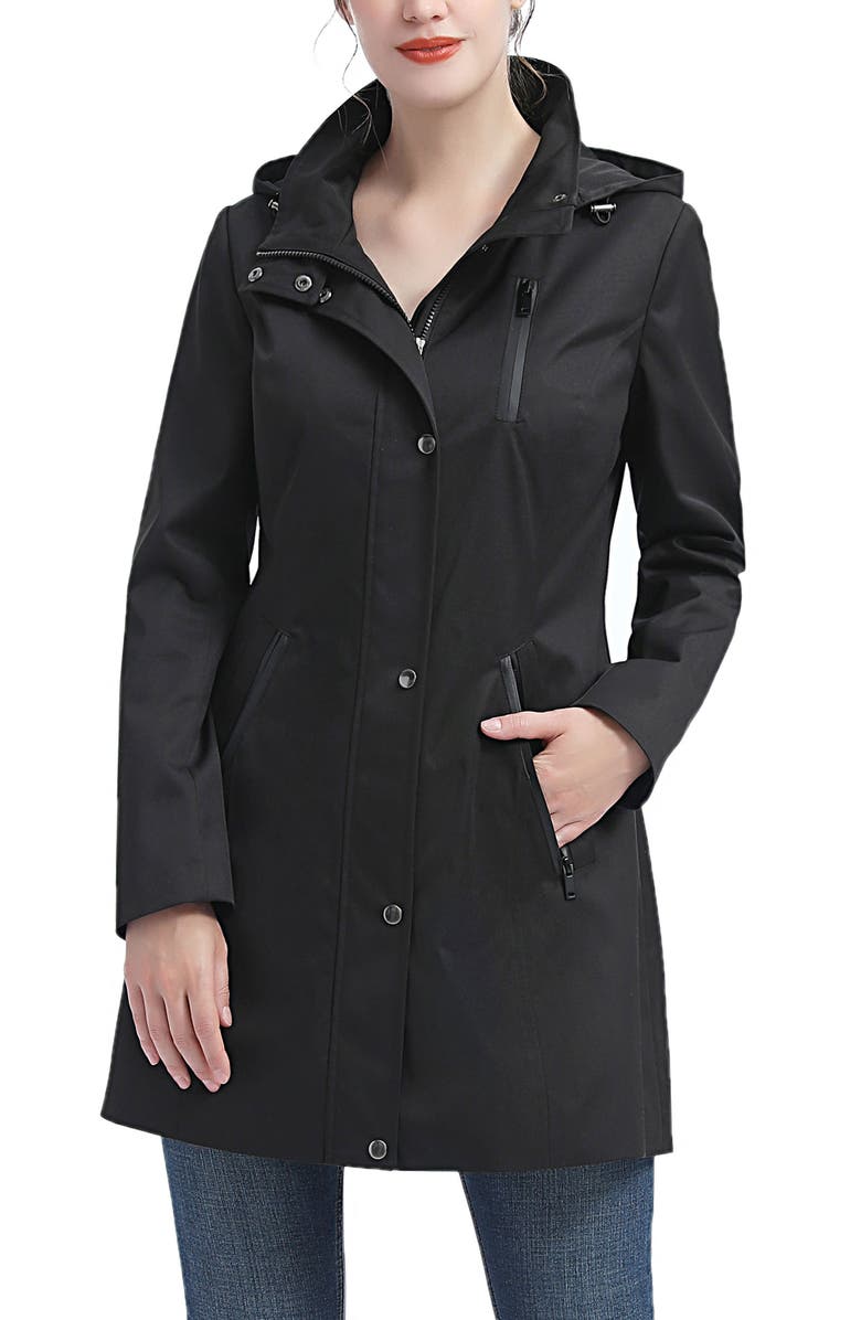 Kimi & Kai Women's Molly Hooded Anorak Jacket, Main, color, Black