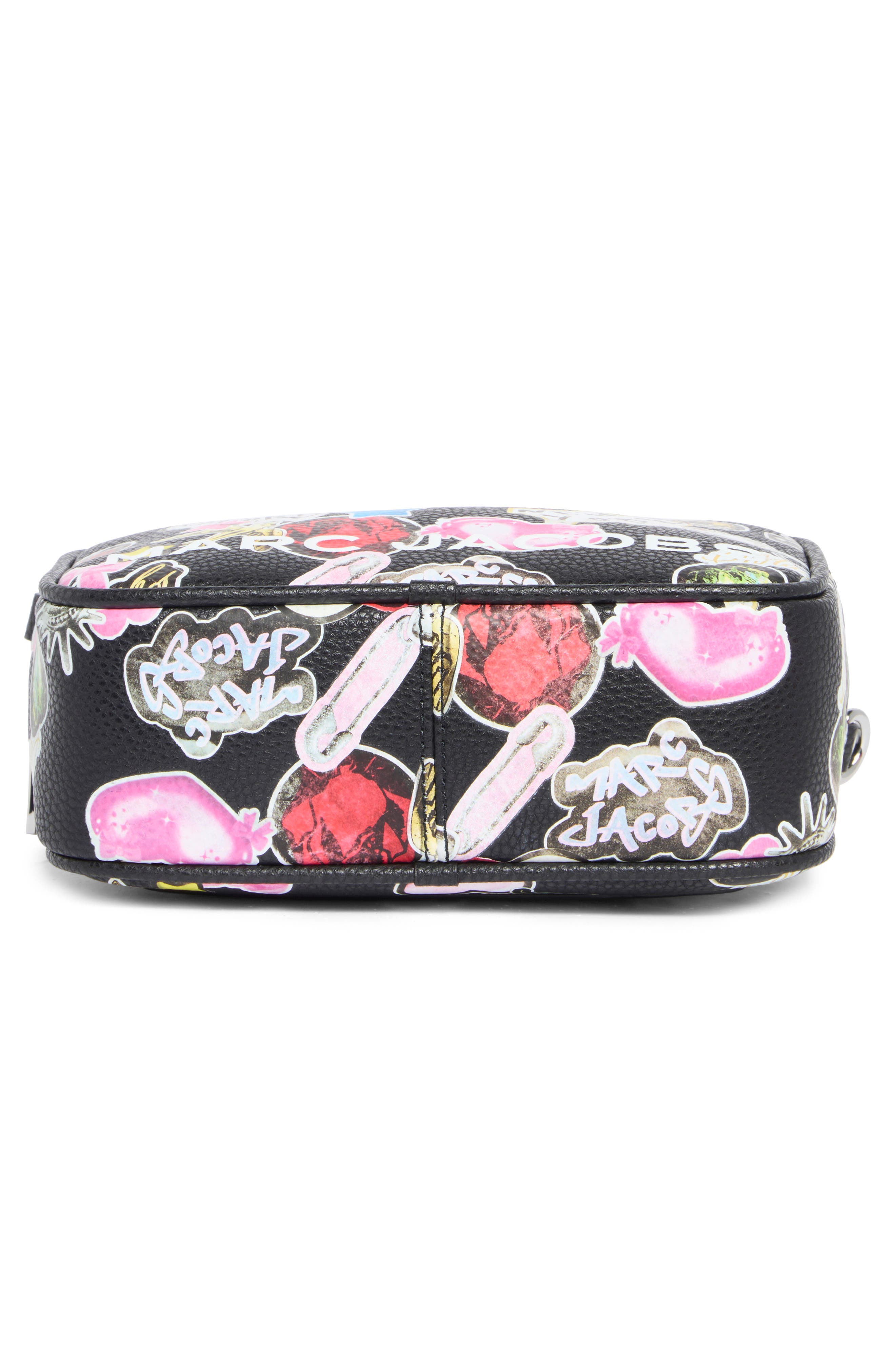 Marc Jacobs Sticker Bold Flash Camera Bag, Alternate, color, Black Multi