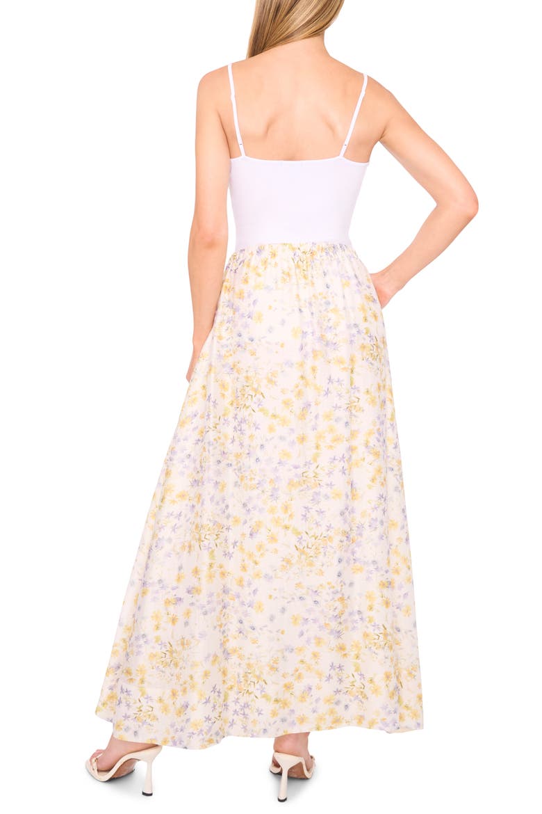 Drawstring Waist Maxi Skirt, Alternate, color, EGRET