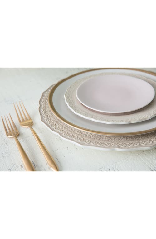 Fortessa Velo Brushed Gold Plated 5-piece Place Setting Set In Gold