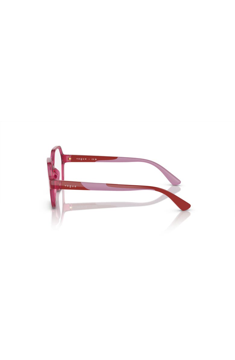Vogue Eyewear 45mm Irregular optical glasses, Alternate, color, Pink