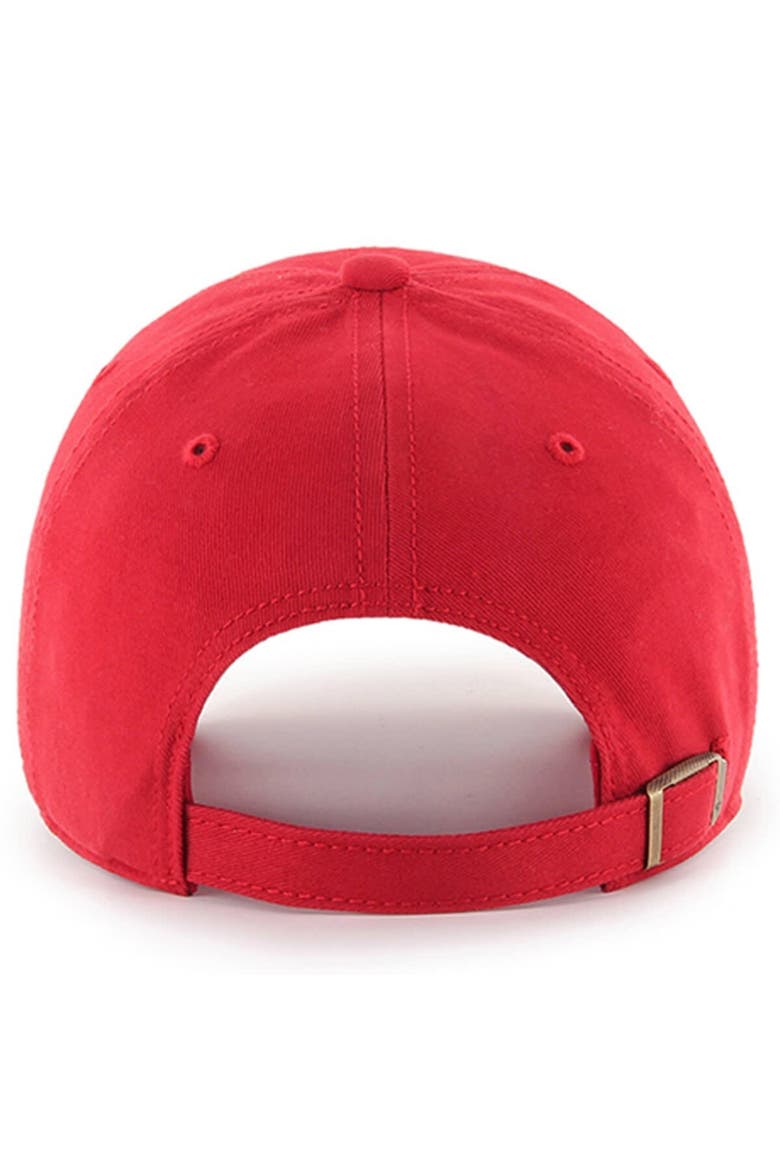 Women's '47 Red Philadelphia Phillies Team Miata Clean Up Adjustable Hat, Alternate, color, Red