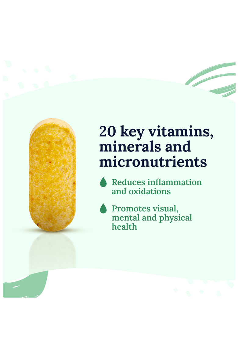 Eye Vitamins and Minerals for Eyes ,Mind & Body, Alternate, color, White