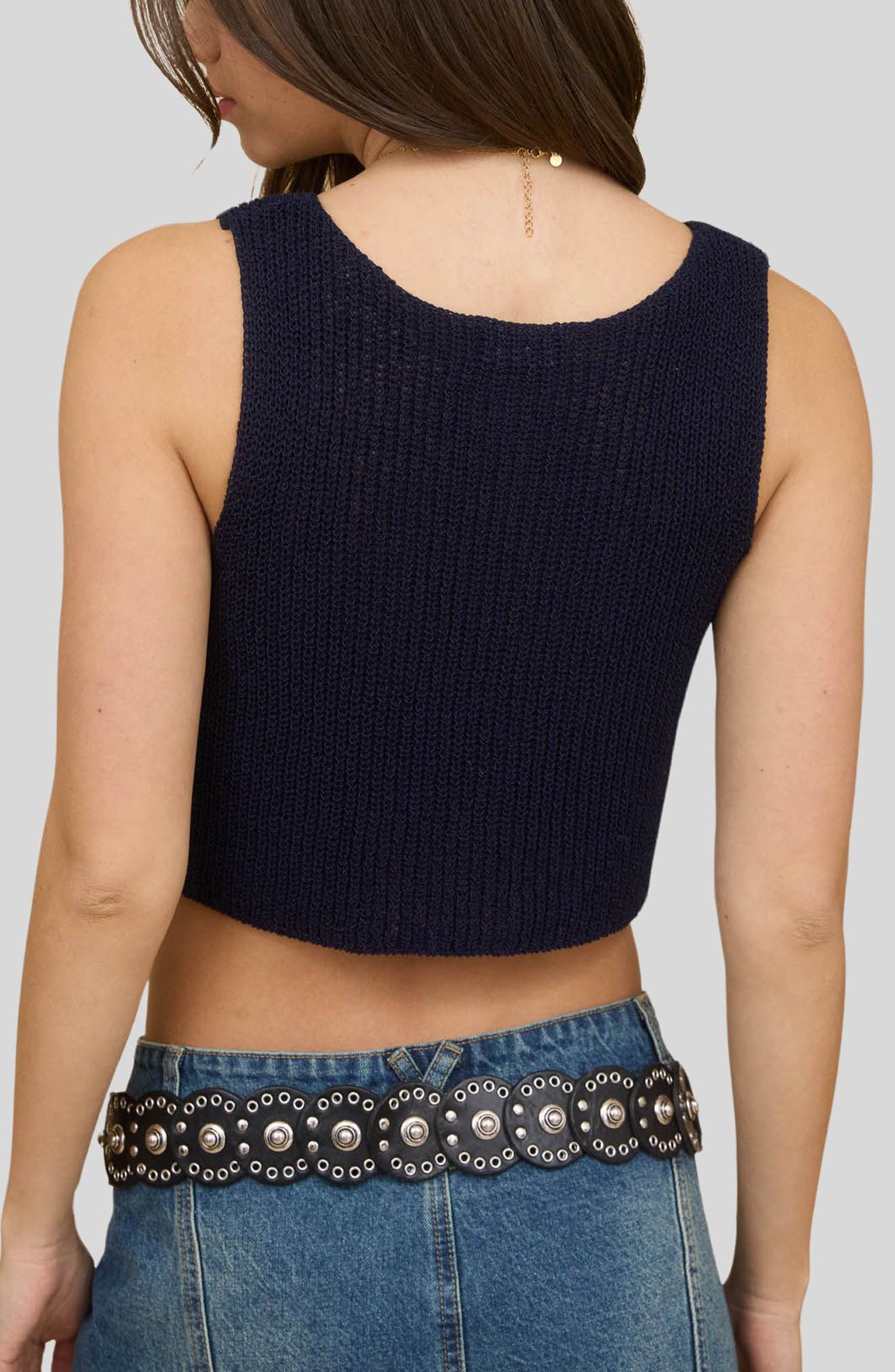 V-Neck Ribbed Tank - image 4