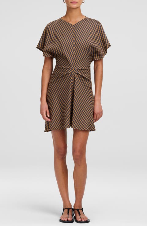 Leni Gingham Minidress