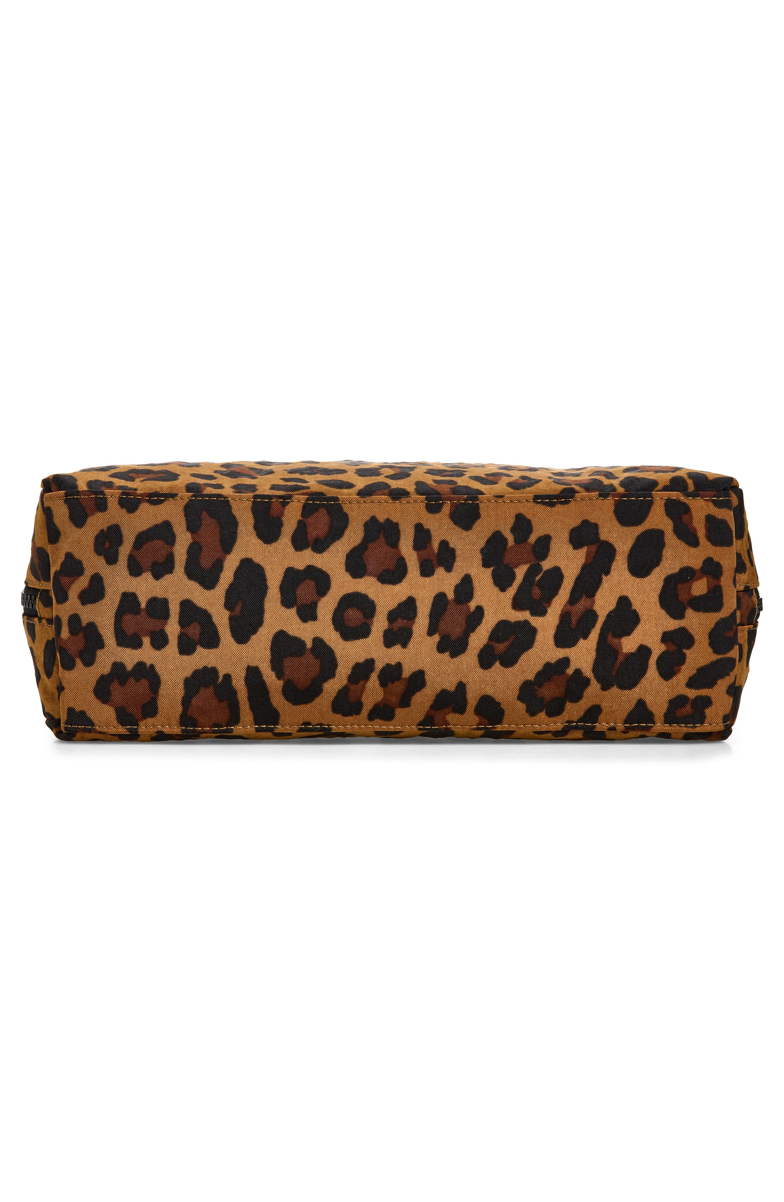 Recycled Nylon Bowler Bag, Alternate, color, LEOPARD