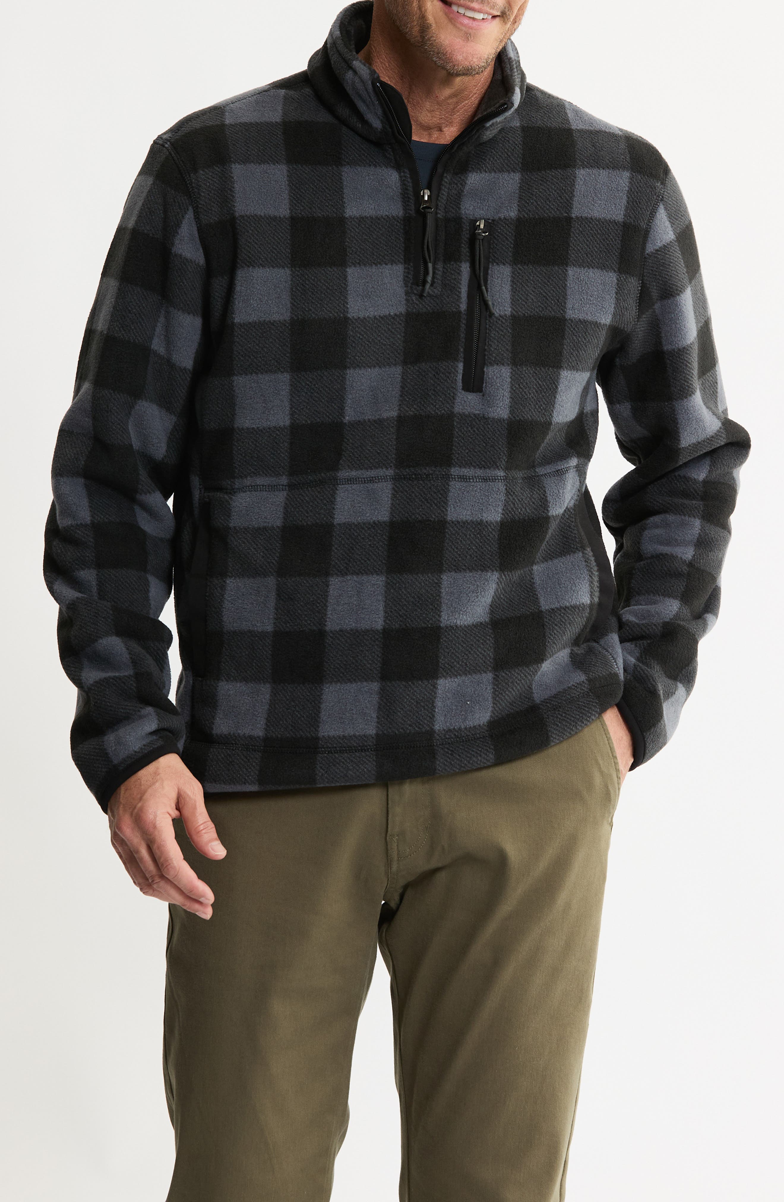 JACHS Quarter Zip Fleece Pullover