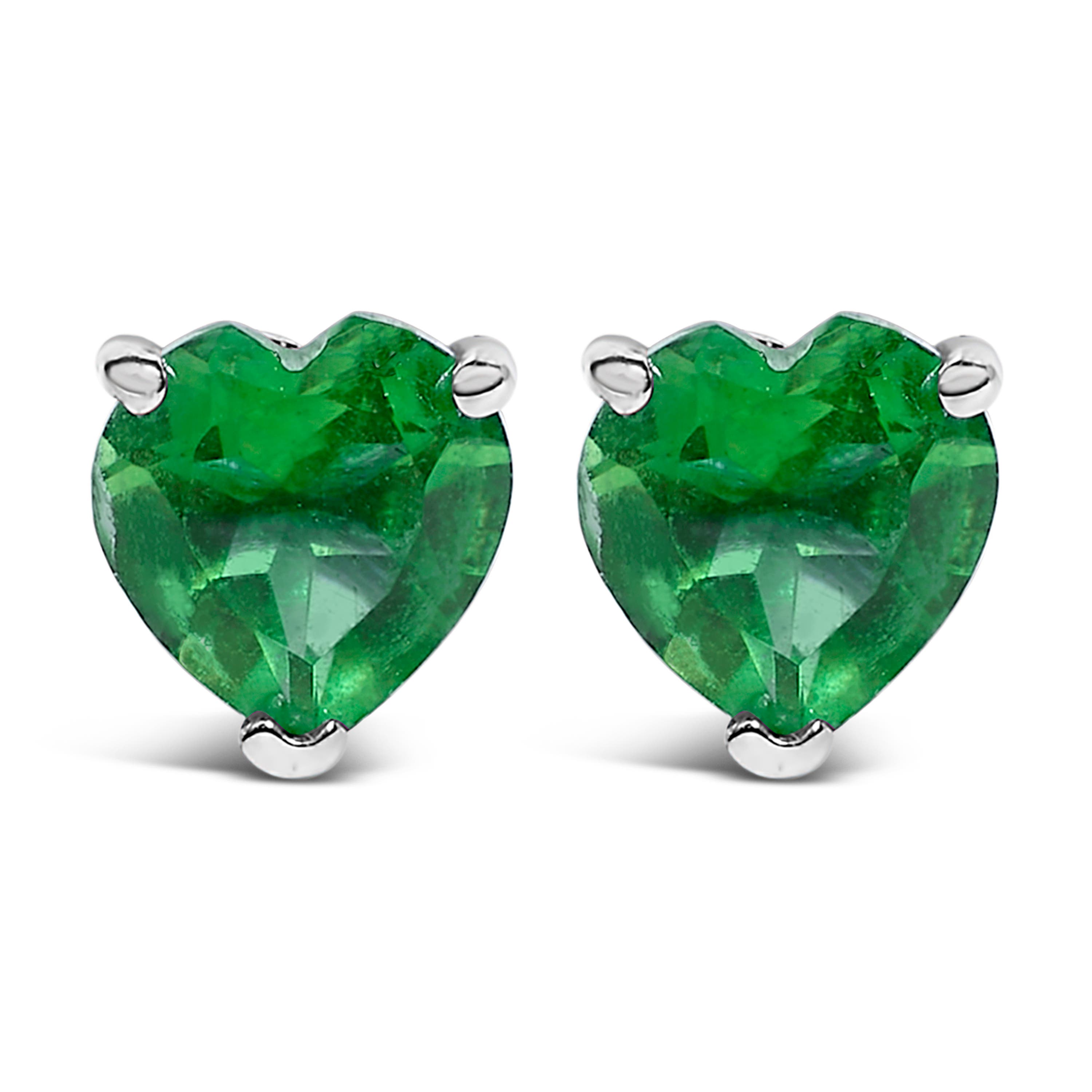 Green Emerald | White