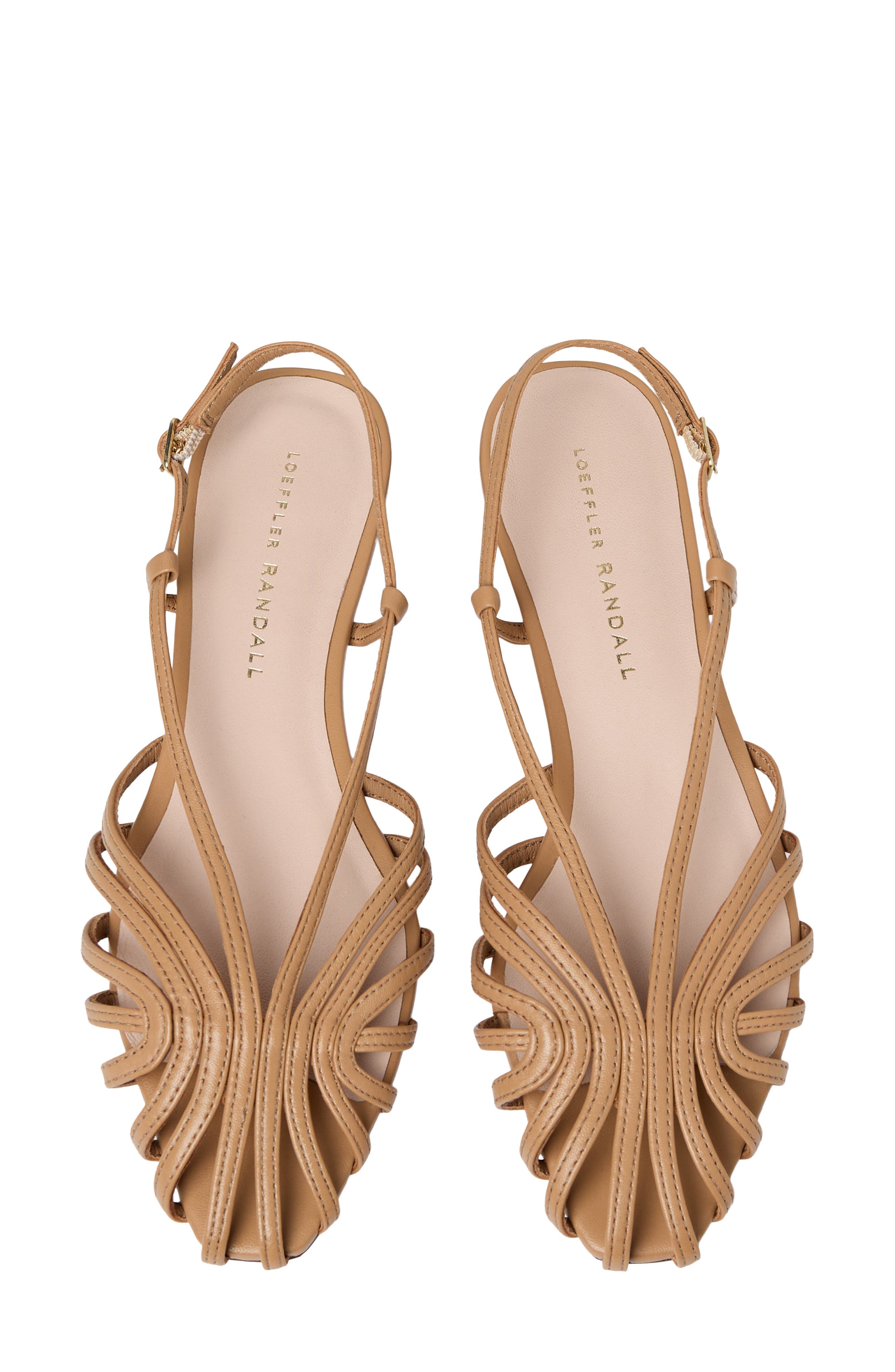 Loeffler Randall Devon Lattice Slingback Sandal, Alternate, color, Dune