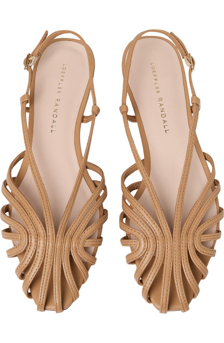Loeffler Randall Devon Lattice Slingback Sandal, Alternate, color, Dune