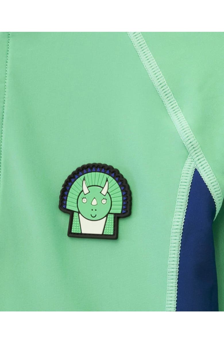 Roarsome Spike Rash Vest, Alternate, color, Green