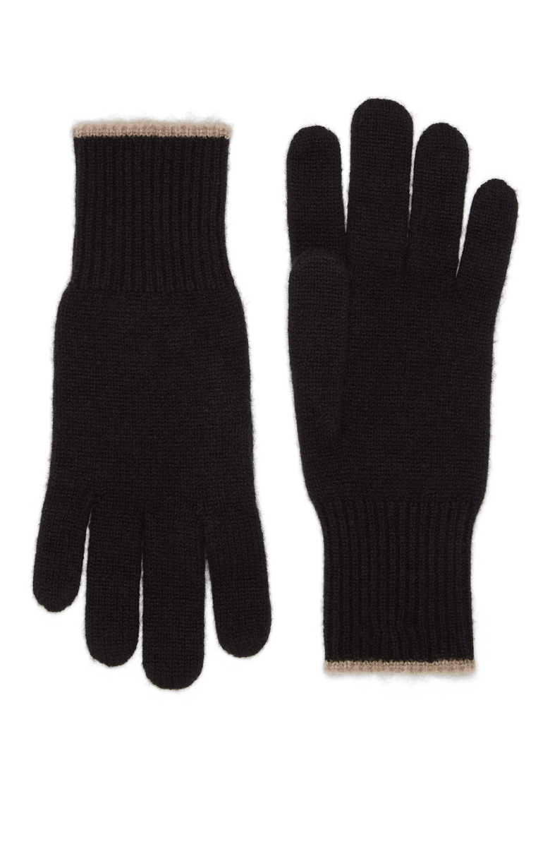 Brunello Cucinelli Cashmere knit gloves, Main, color, 