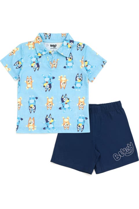 2-Piece Polo and Shorts Set