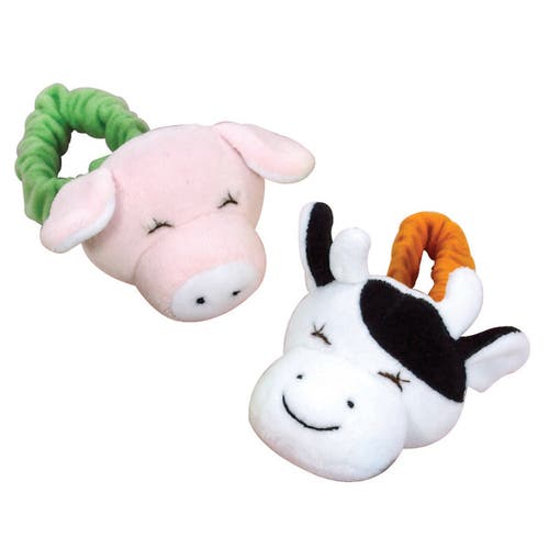 Kaplan Early Learning Company Infant Colorful Wrist Rattles In Multi