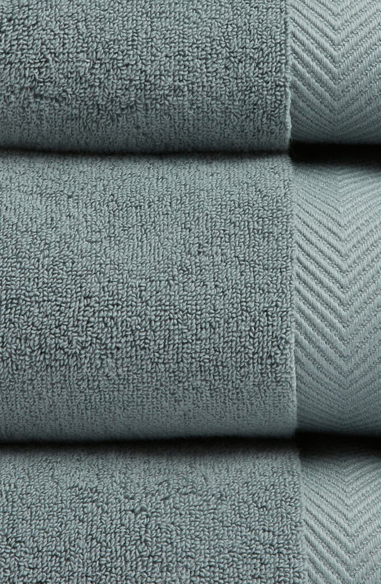 Nordstrom Organic Hydrocotton 6-Piece Towel Set $144 Value, Alternate, color, Green Balsam