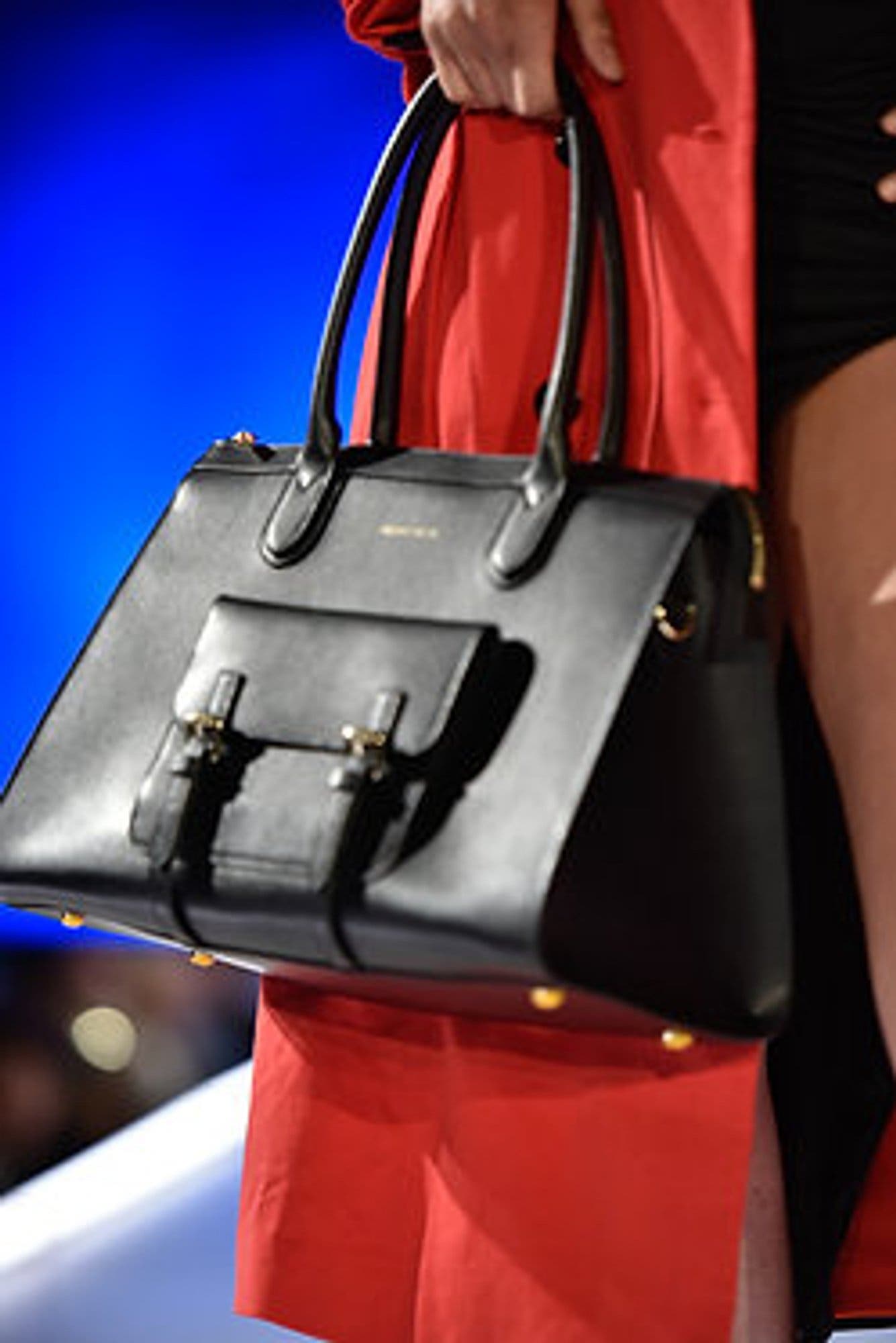 Ruth Leather Handbag, Alternate, color, Black