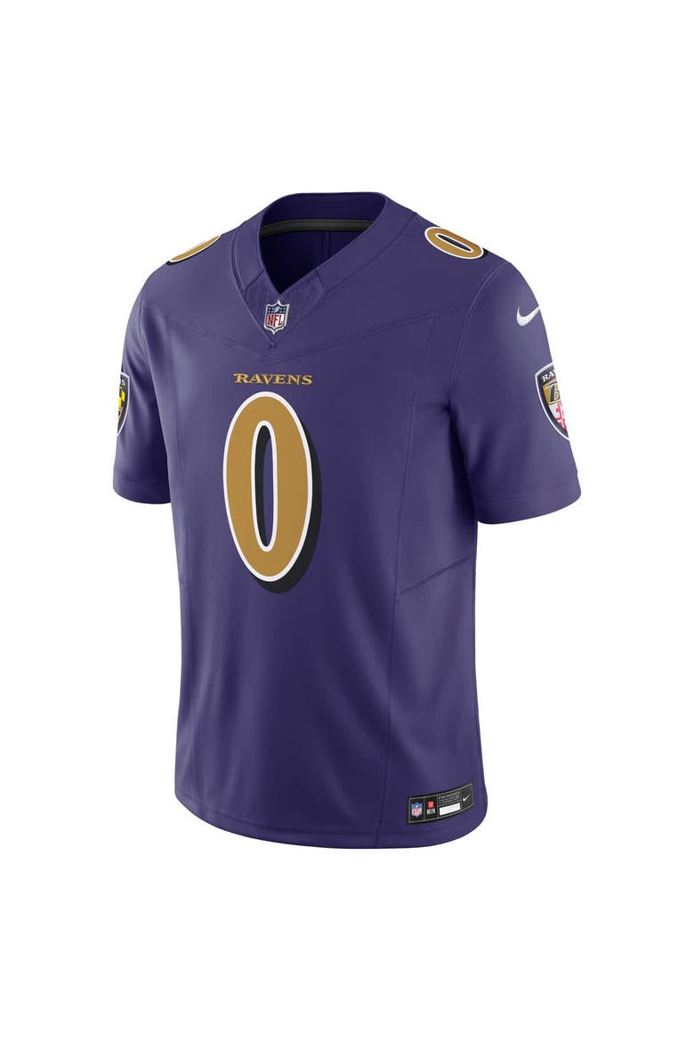 Men's Nike Roquan Smith Purple Baltimore Ravens Alternate 2 Vapor F.U.S.E. Limited Jersey, Alternate, color, Purple