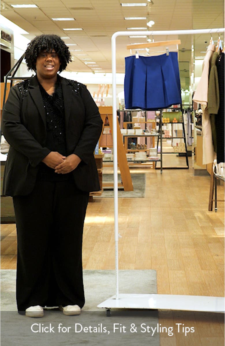 Emilie Pleat Miniskirt, sales video thumbnail