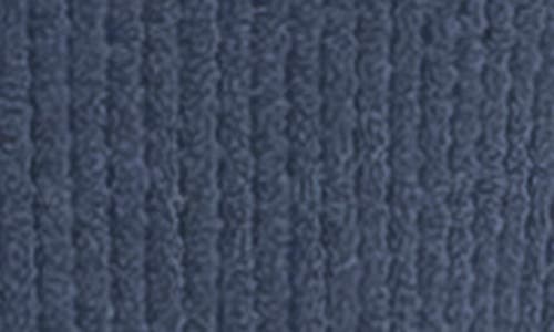 Max Studio Ribbed Crop Shirt Jacket In Dk Navy
