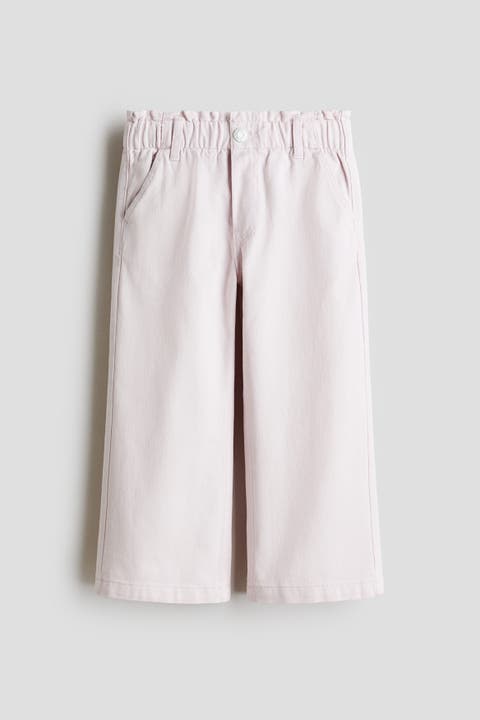 Wide Leg Paper Bag Jeans