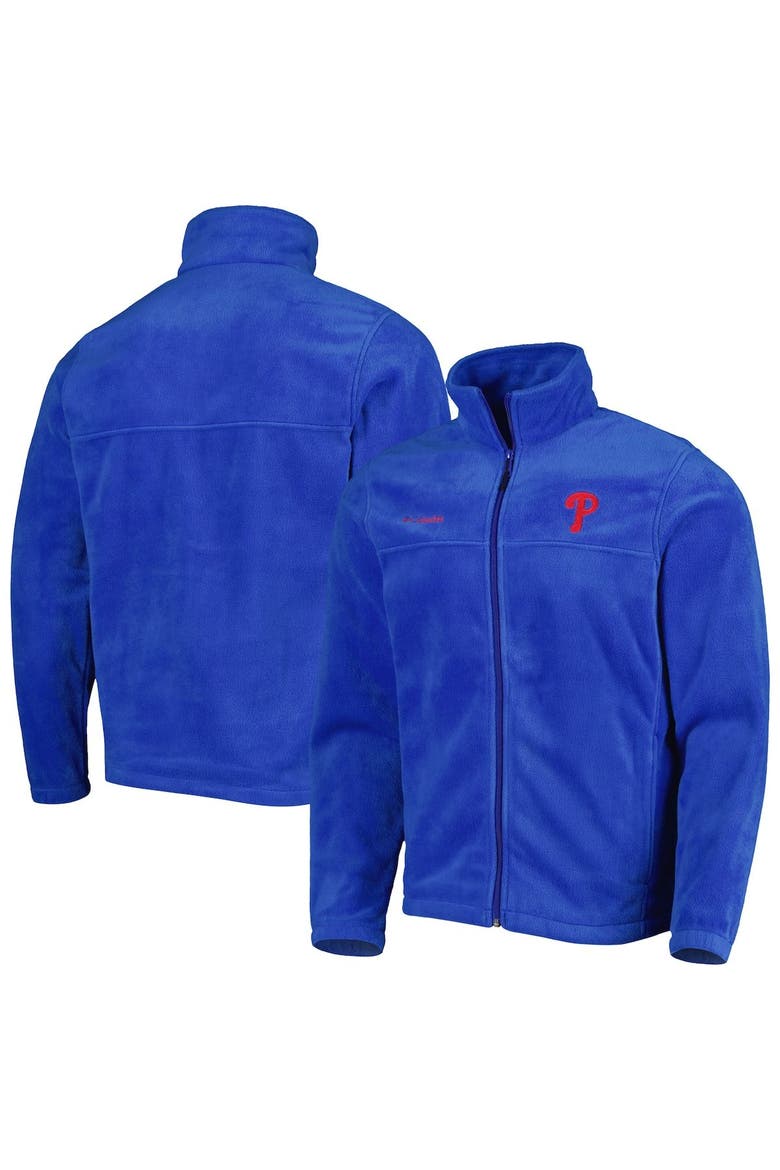 Men's Columbia Royal Philadelphia Phillies Steens Mountain Full-Zip Jacket, Main, color, Royal