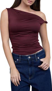 Blu Pepper One-Shoulder Top