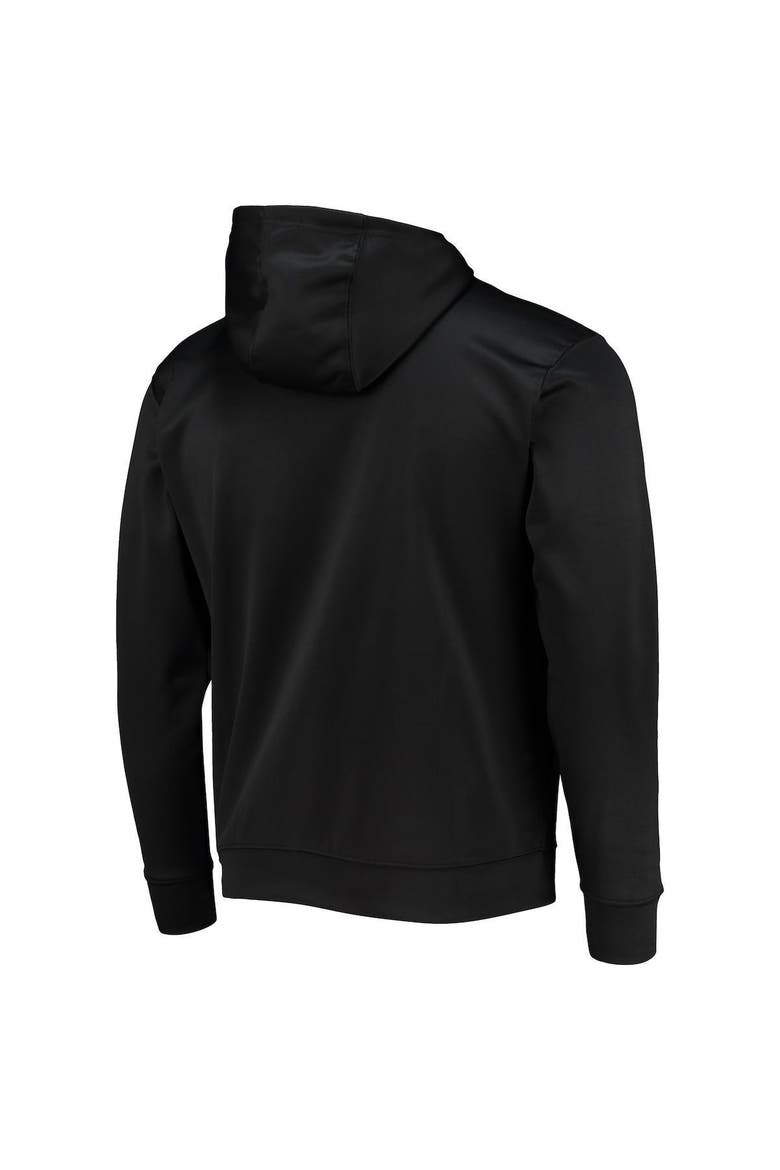 Men's New Era Black New Orleans Saints Combine Authentic Hard Hash Pullover Hoodie, Alternate, color, Black