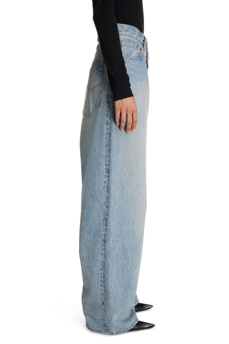 Baggy Straight Leg Jeans, Alternate, color, LIGHT INDIGO/ MADDER