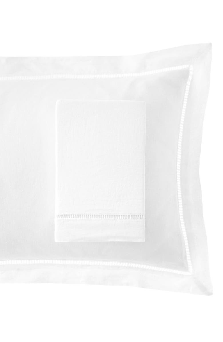 MELANGE HOME Linen Ladder Trim Pillow Sham - Set of 2, Alternate, color, 