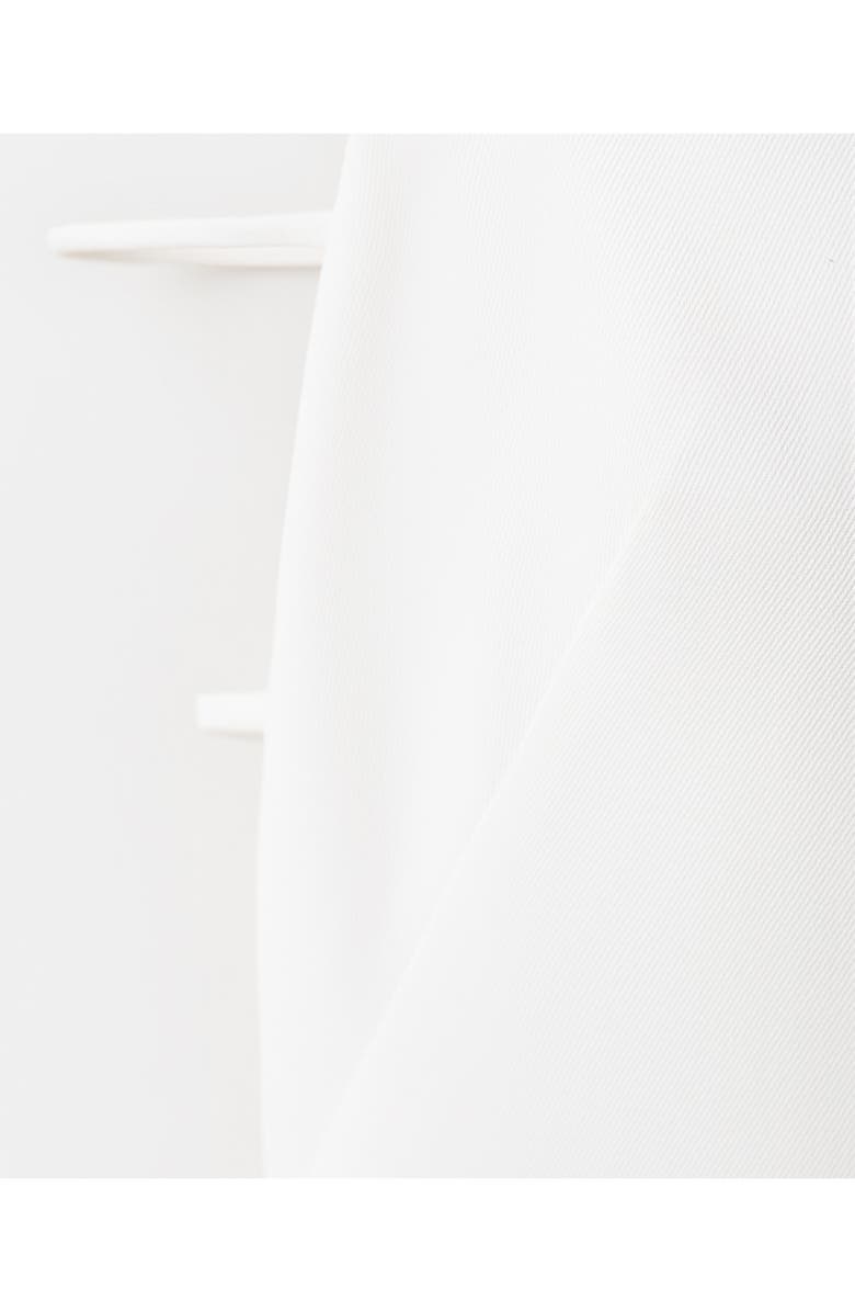 MANGO Featuring Hailey Bieber Side Cutout Detail Minidress, Alternate, color, White