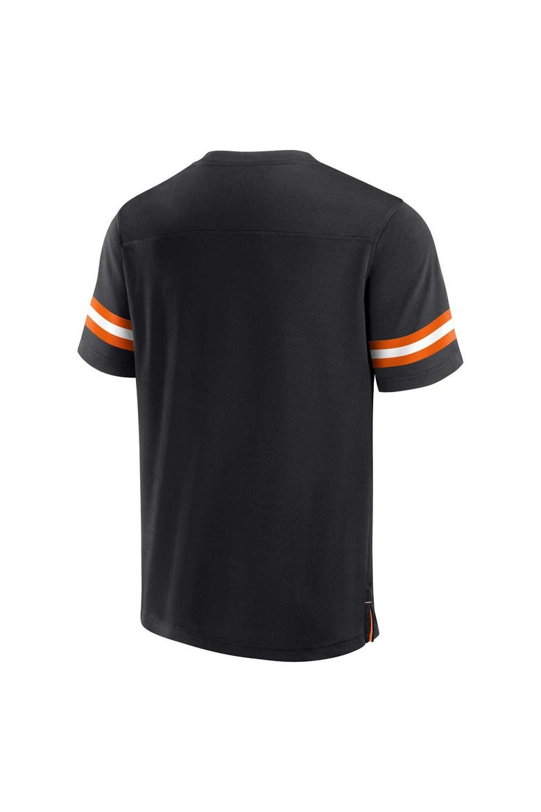 Men's Fanatics Branded  Black Cincinnati Bengals Jersey Tackle V-Neck T-Shirt, Alternate, color, Black